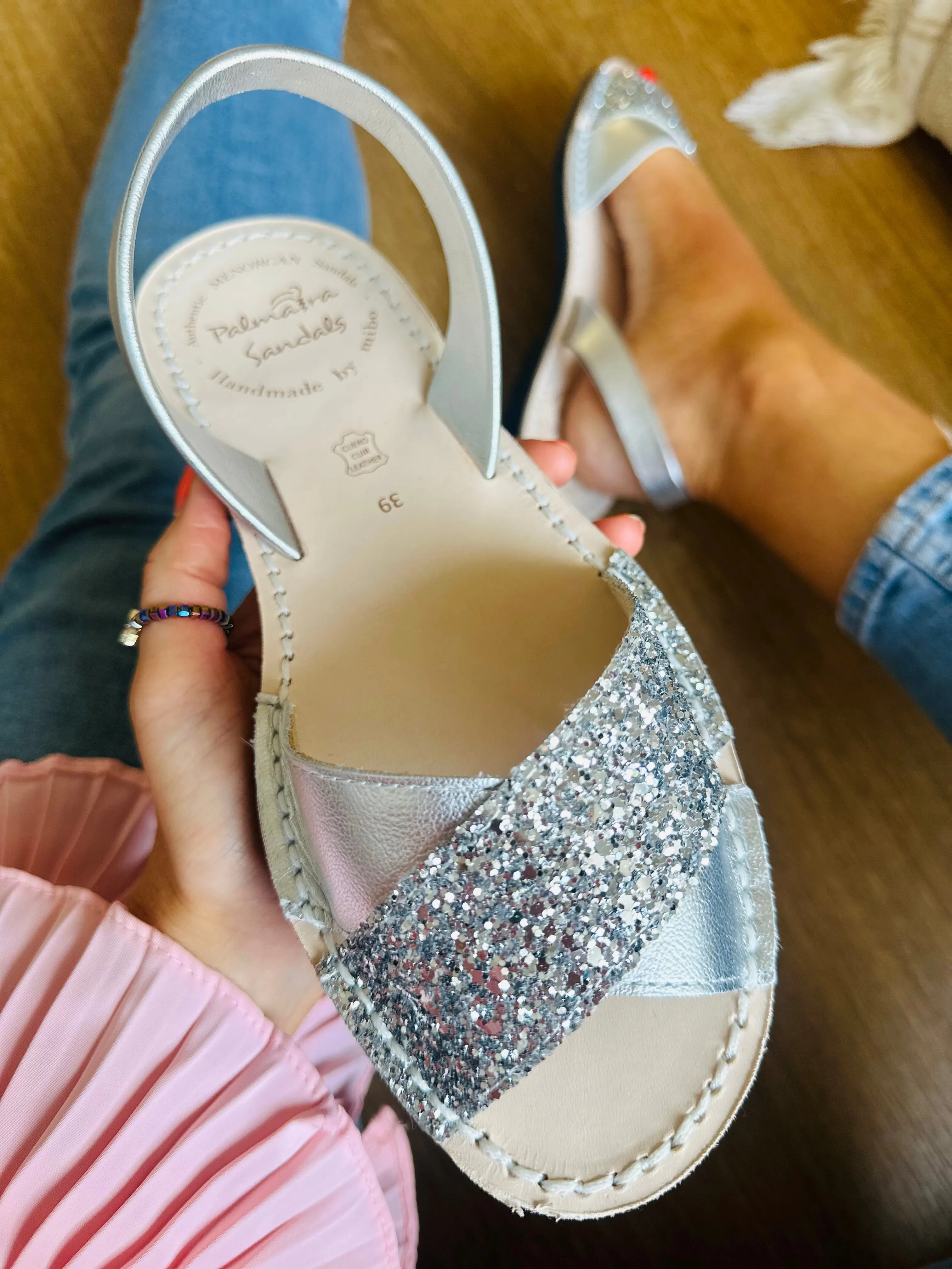 Crystal Peeptoe Avarcas