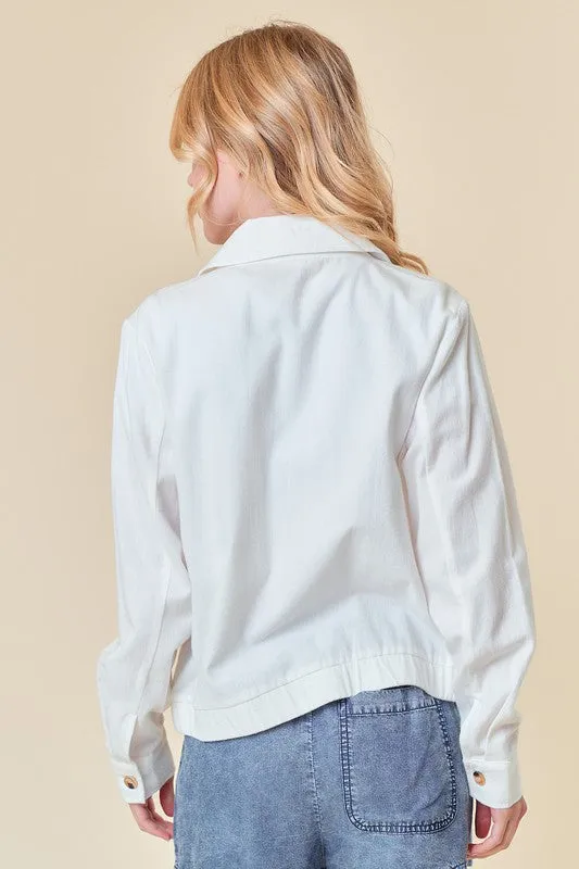Lightweight Crop Jacket