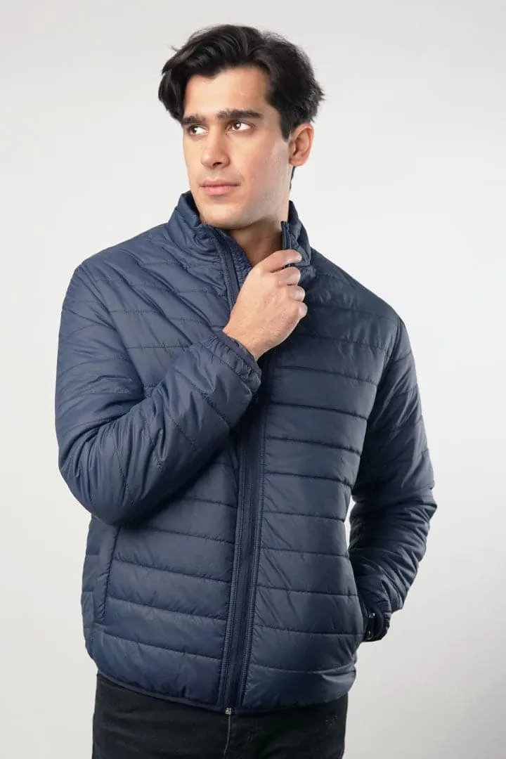 Marine Quilted Puffer Jacket