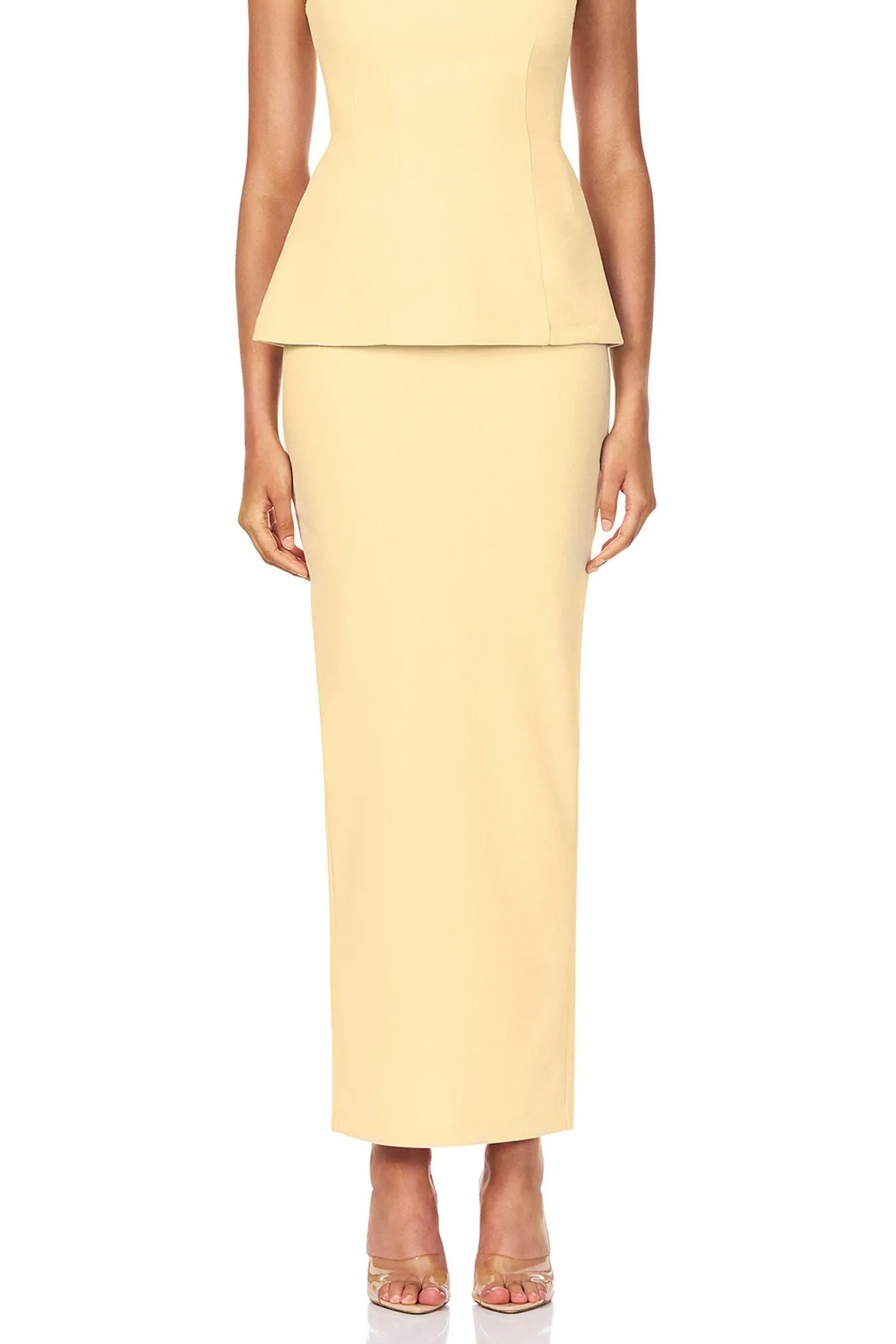 Nookie Caroline Maxi Skirt - Lemon