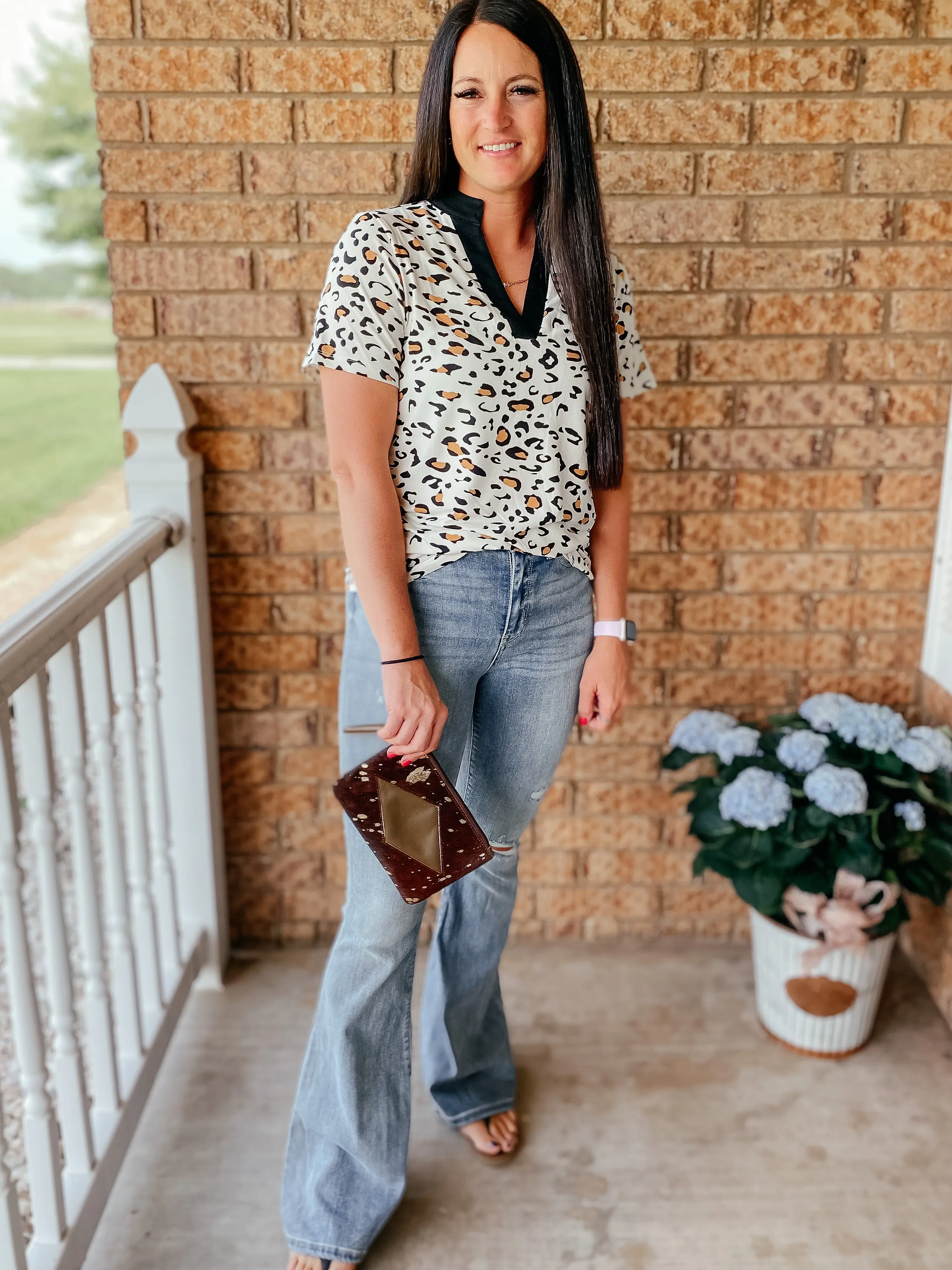 Regina Short Sleeve Retro Knit Top