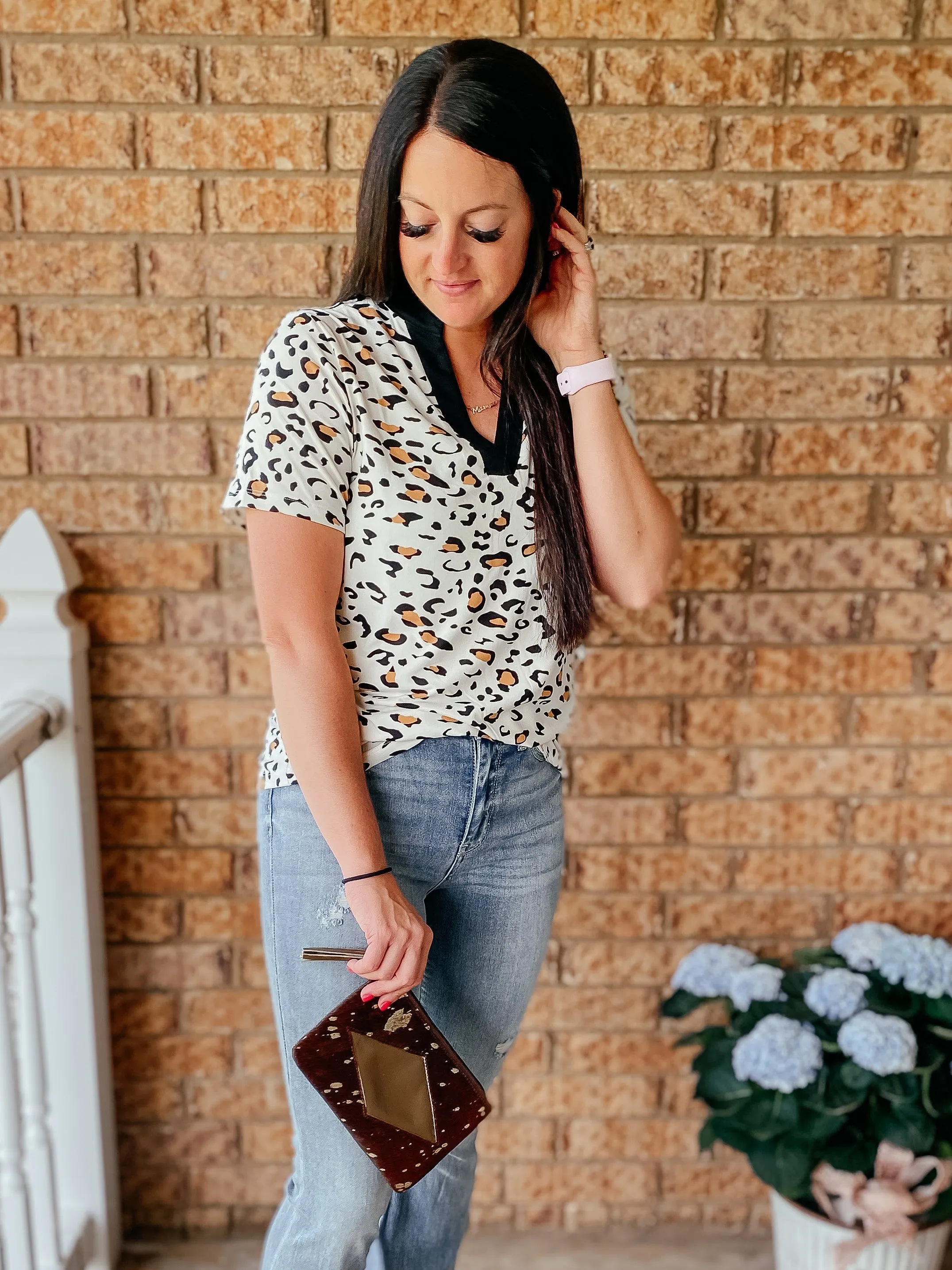 Regina Short Sleeve Retro Knit Top