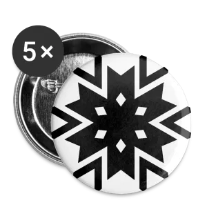 Snowflake Buttons 1'' (5-pack)