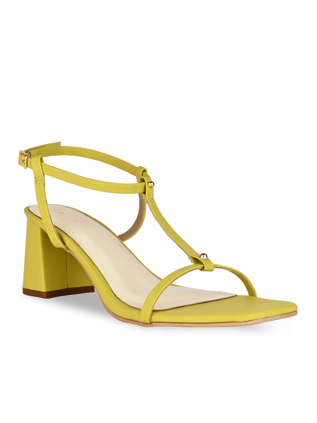 Strappy Lime Green Heel