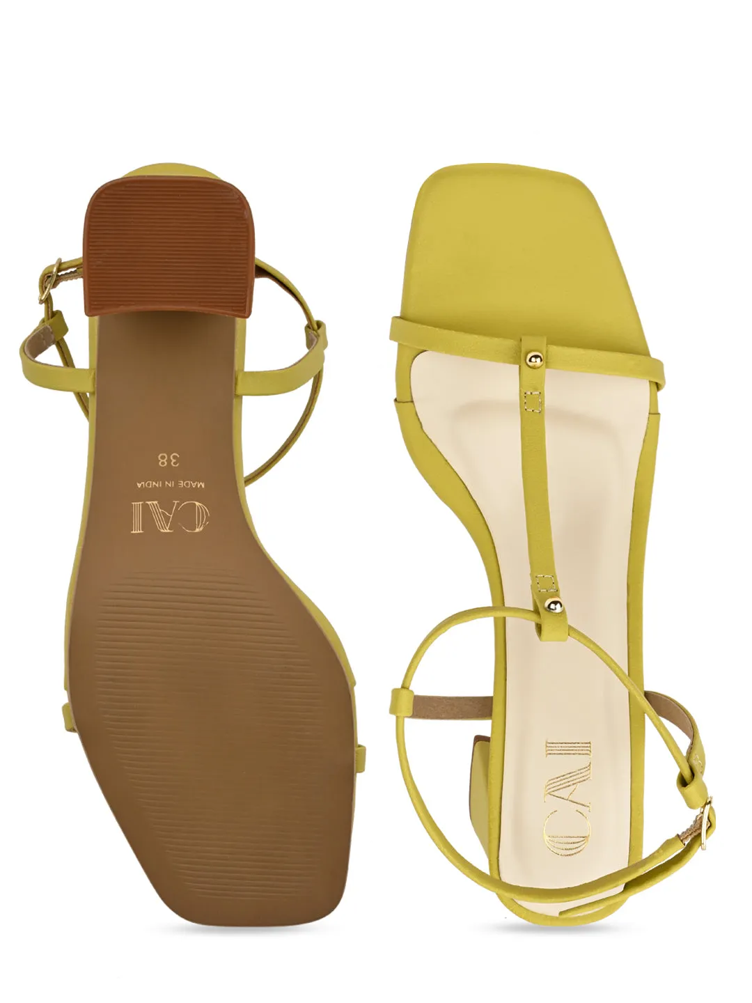 Strappy Lime Green Heel