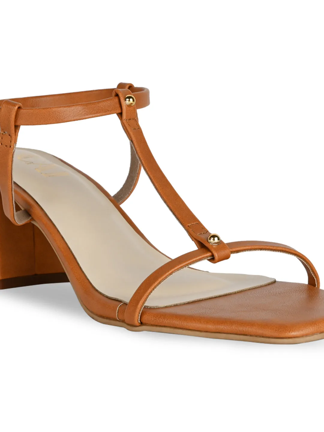 Strappy Tan Heel