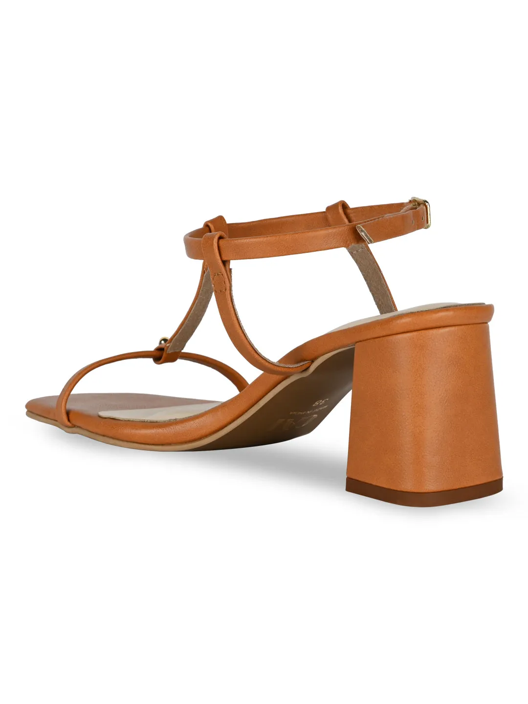 Strappy Tan Heel
