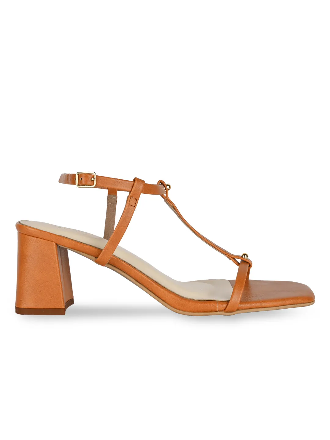 Strappy Tan Heel