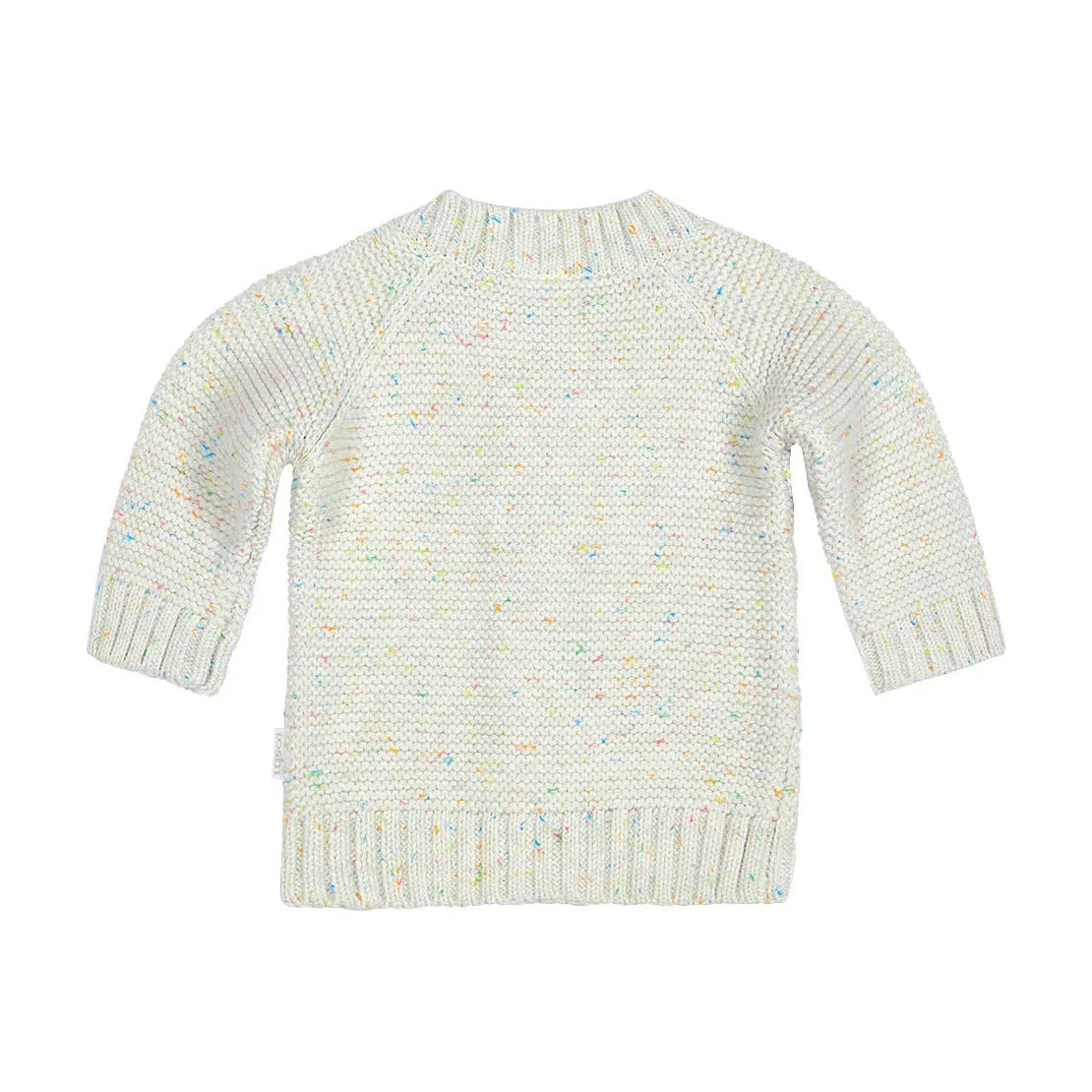 Toshi Organic Cardigan - Andy / Snowflake