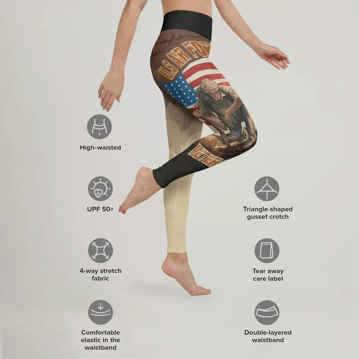 USA Air Force Veteran Leggings