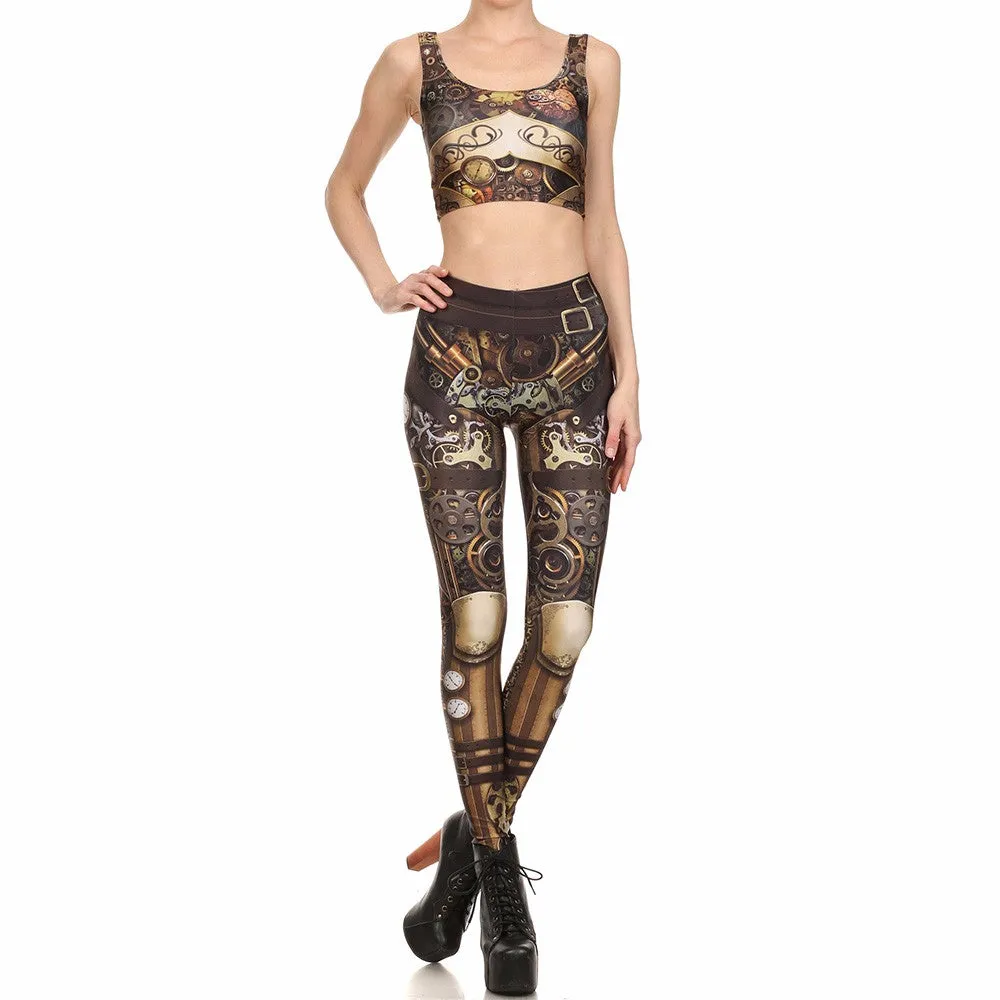 VenusFox Printed Skull Leggings Pants