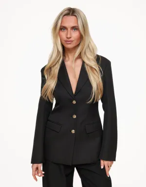 Zwarte Iconic Getailleerde - Blazer
